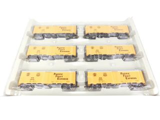 Ho Scale Athearn 71363 Set Of 6 Up Sp Pfe Pacific Fruit Express 40 