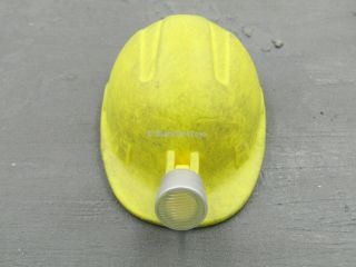1/6 Scale Toy Ghostbusters Yellow Construction Hat W/head Light Detail
