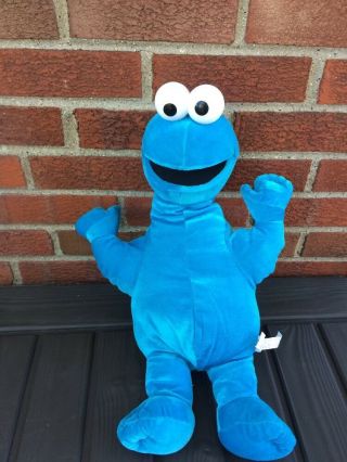 Cookie Monster Plush Stuffed Animal Sesame Street Nanco 2003 Toy 20 "