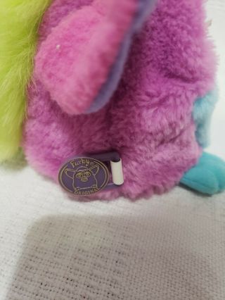 Tiger 1999 70 - 940 Furby Babies Purple And Blue Pink Ears Not 7