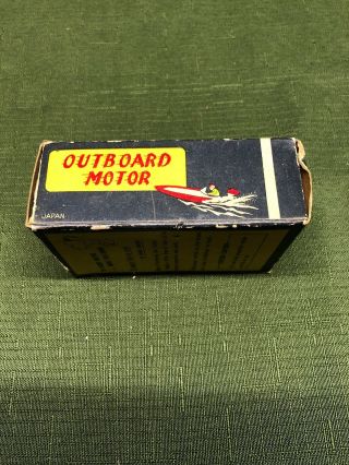 Vintage lang craft toy outboard motor box 5