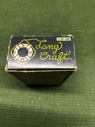 Vintage lang craft toy outboard motor box 6
