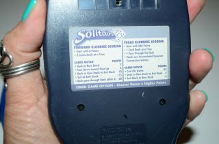 Radica Big Screen Vegas Solitaire Handheld Electronic Game 1999 3