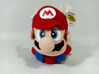 Wing Capped Mario Plush Doll Beanbag Toy BD&A Nintendo 64 Collectibles TAG 6 