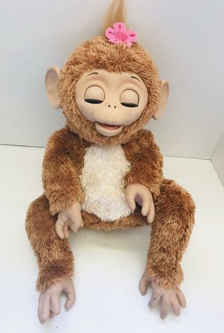 FurReal Friends Cuddles My Giggly Monkey 2012 Hasbro Brown Interactive Toy Doll 3
