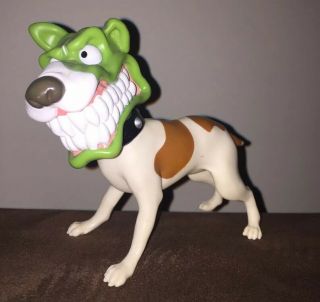 1994 Vhtf Mask Cartoon Dog Milo Appause Pvc Figure Jack Russell Terrier Toy 5”