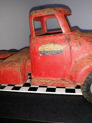 Vintage 50s Tonka Toys Mound Metalcraft Pressed Steel Ford Semi Truck Cab