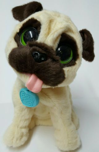 FurReal Friends JJ My Jumpin ' Pug puppy Pet Dog Interactive Motion Plush Toy A2 2