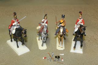 Napoleonic " British & Prussian Cavalry " Display Quality " Airfix Models " 1/32