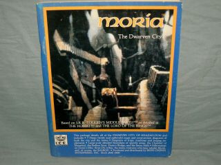 I.  C.  E.  Merp 1st Edition Accessory - Moria The Dwarven City (rare And Exc -)