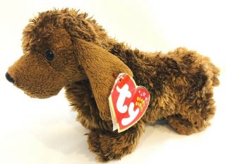 Ty Classic Plush Seadog Brown Puppy Dog Stuffed Animal Soft Floppy Toy