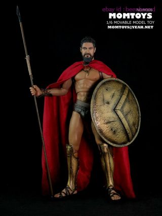 Momtoys 1/6 Spartan 300 Warriors King Leonidas Gerard Butler Action Toy Model
