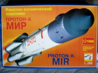 Russian Proton - K Mir Rocket 1:288 Scale,  To Launch Parts Of Spacestation