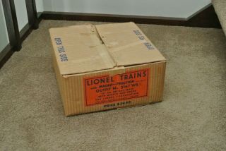 Lionel Trains Set 2167 Ws Set Box Shape