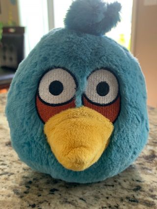 Angry Birds Plush Blue Bird Toy Stuffed Animal 5 " Jay Jake Jim