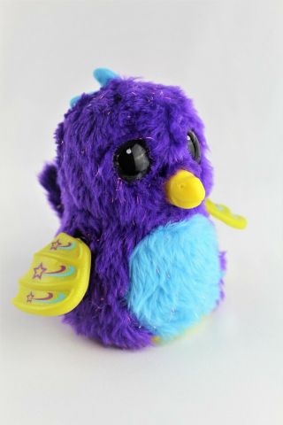 Hatchimals Shimmering Glittering Garden Draggle Electronic Interactive Plush Toy