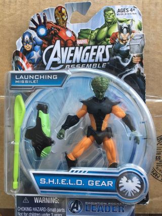 Marvel Avengers Assemble Radiation Rocket Leader S.  H.  I.  E.  L.  D.  Gear Figure