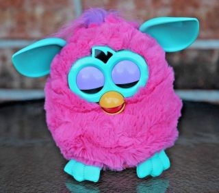 2012 Hasbro Teal And Pink Furby Marked Pa - 282