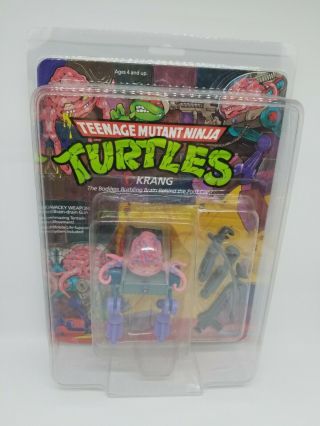 Teenage Mutant Ninja Turtles Krang Vintage Moc Tmnt Case 1988 10 Back Unpunched