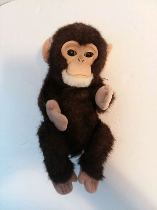 Furreal Friends 9 " Newborn Chimp Baby Animated Plush Monkey Tiger 2006