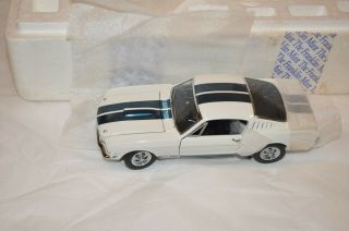 Franklin 1965 Ford Mustang Shelby Gt 350 1:24 Small Repair Needed Box
