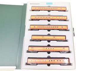 N Scale Kato 106 - 019 Sp Southern Pacific Daylight Passenger 6 - Car Set W/interior