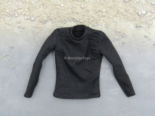 1/6 Scale Toy The Matrix Neo Keanu Reeves Black Long Sleeve T - Shirt