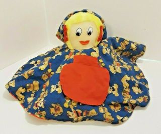 11 " Goldilocks & The Three Bears Soft Toy Plush Reversible Doll Story Time