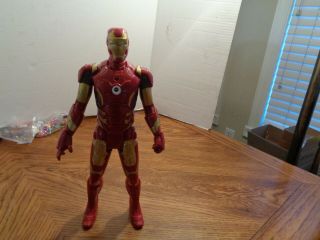 Talking 12” Iron Man Mark 43 Marvel Avengers Age Of Ultron Titan Hero Tech