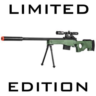 Toy Gun Airsoft Sniper Rifle W/scope Bipod Awp Spring Bolt P2703g