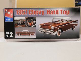 1957 CHEVY HARDTOP MODEL KIT,  UNMADE,  1/25 SCALE,  AMT/ERTL 3