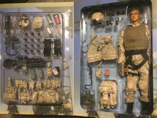 2004 Hot Toys 1/6 Scale US Air Force Pararescue Jumper M203 Action Figure NIB 2