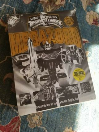 Bandai Mighty Morphin Power Rangers Deluxe Black And Gold Set Megazord Action