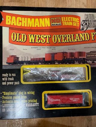 Bachman HO Scale Electric Train Set Old West Overland Freight 2