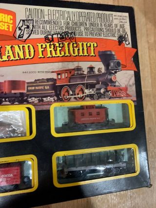 Bachman HO Scale Electric Train Set Old West Overland Freight 3