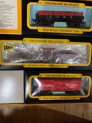 Bachman HO Scale Electric Train Set Old West Overland Freight 5