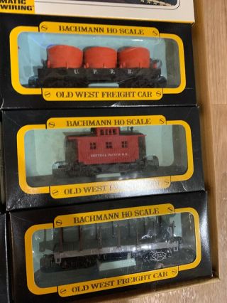 Bachman HO Scale Electric Train Set Old West Overland Freight 6
