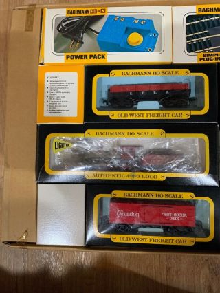 Bachman HO Scale Electric Train Set Old West Overland Freight 8