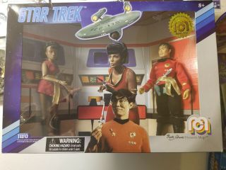 Mego 8 " Star Trek Lt.  Uhura & Sulu 2 Pack Limited Edition Action Figures
