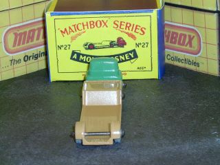 Matchbox Moko Lesney Bedford Low Loader 27 a2 MW braces SC4 NM & crafted box 6