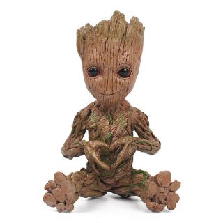 Guardians Of The Galaxy Vol.  2 Baby Groot 7 " Resin Suit Up Action Figure 099998