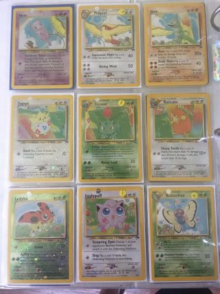 Pokemon Southern Islands Complete 18 Card Set 18/18 All Near