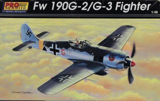 Pro Modeler Revell Monogram 1:48 Fw - 190 G - 2/g - 3 Fighter Plastic Kit 5949u