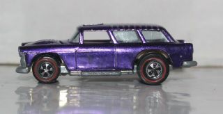 Vintage Hot Wheels Redline Classic Chevy Nomad Purple Usa 1969