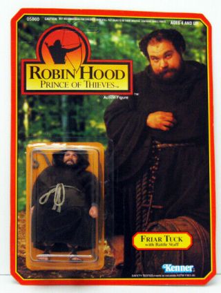 1991 Robin Hood Prince Of Thieves Friar Tuck Action Figure Unpunched Kenner Moc