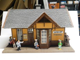 G Scale - Pola Lgb - Canyon City Passenger Station Building For Train Layout