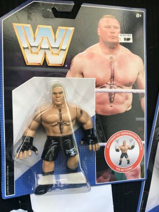 Wwe Wrestling Retro Brock Lesnar Exclusive Action Figure Mattel