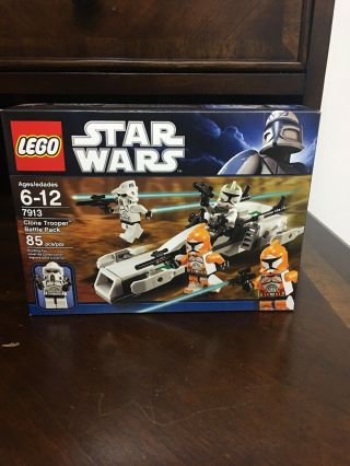 2 LEGO Star Wars 7914 & 7913 Clone Trooper Speeder & Mandalarorian 2