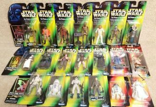 20 Kenner Star Wars Potf Power Of The Force Hasbro Episode I R2d2 Leia Obi Wan
