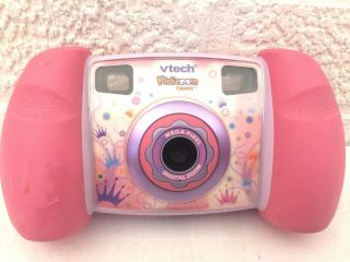 Vtech Kidizoom Camera With Pink Princess Crowns Toy Camera And Video Recorder